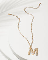 Initial Necklace - M
