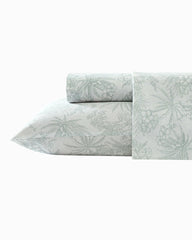 Pen and Ink 4-Piece King Sheet Set - Spring Green
