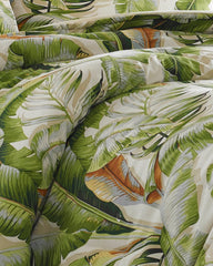 Palmiers 4-Piece Queen Comforter Set - Green