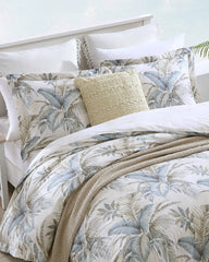 Baker's Bluff Reversible 3-Piece Queen Comforter Set - Silvery Blue