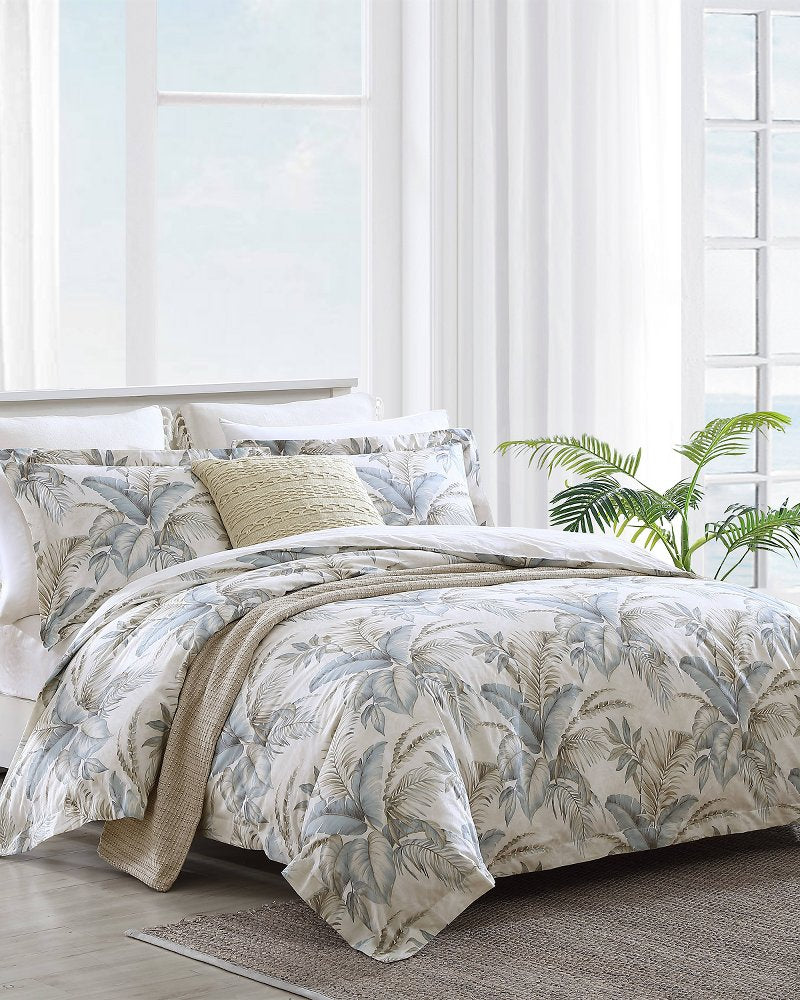 Baker's Bluff Reversible 3-Piece King Comforter Set - Silvery Blue