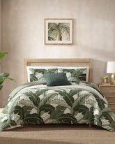 Vintage Palms Reversible 3-Piece Full/Queen Comforter Set - Jungle