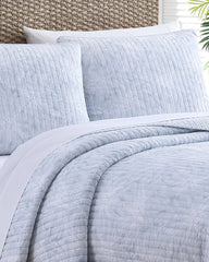 Makena 2-Piece Twin Quilt Set - Blue