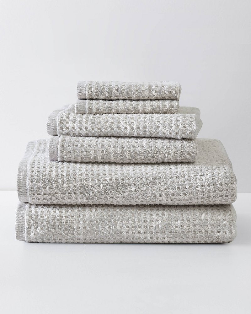 Northern Pacific 6-Piece Bath Towel Set - Grey