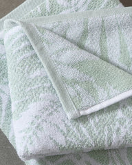 Lago Palm 6-Piece Bath Towel Set - Green