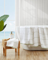 Ridley Blue 3-Piece Bath Towel Set - Steel Blue