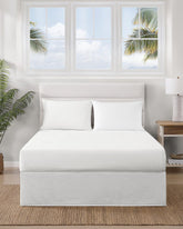 Island Estate King Bed Skirt - White