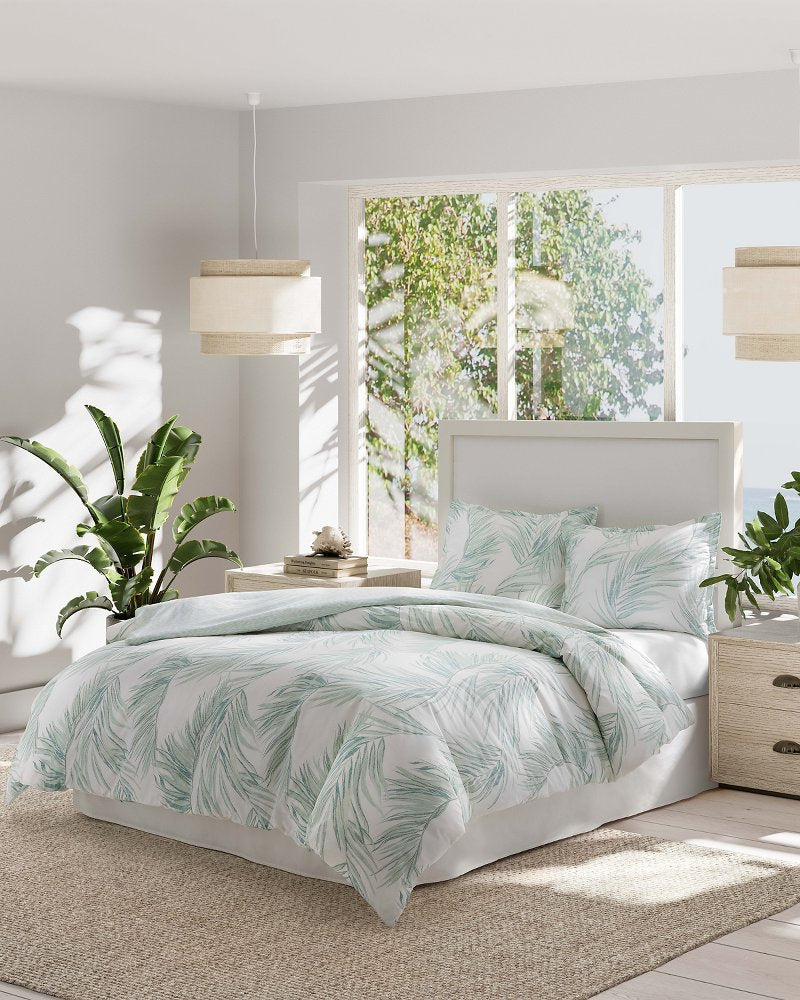 Canyon Palms 3-Piece Full/Queen Duvet Cover Set - Green