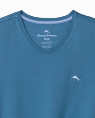 New Bali Skyline V-Neck T-Shirt - Dutch Blue