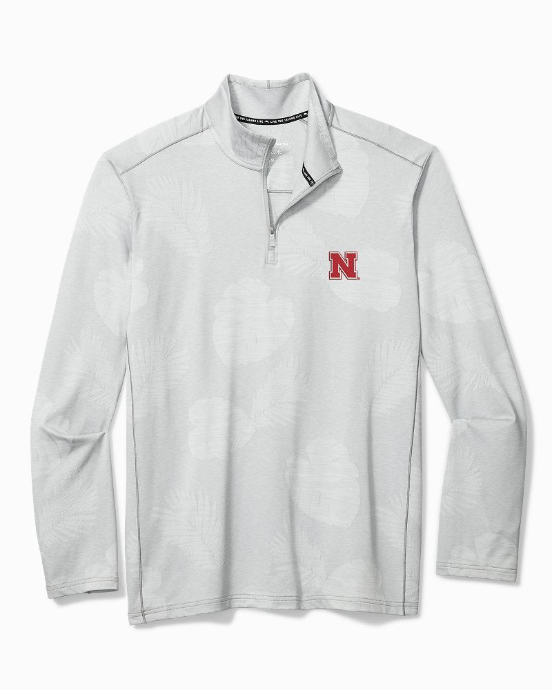 Collegiate Delray Frond Half-Zip IslandZone Sweatshirt - nebraska
