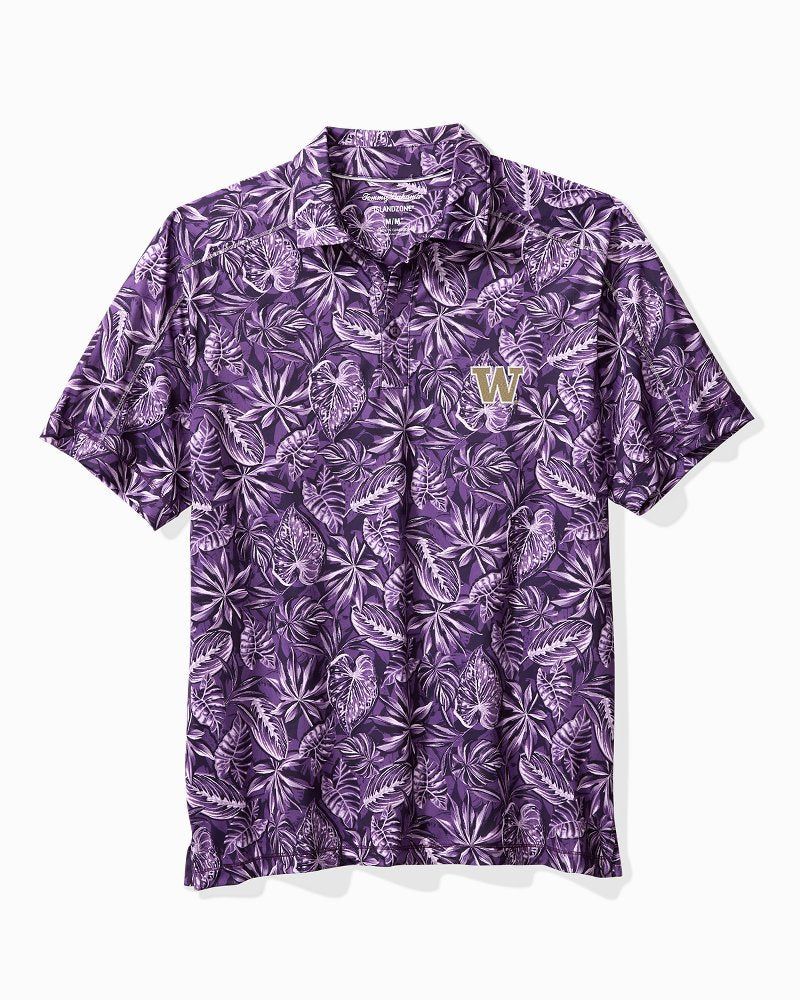 Collegiate Tropical Score IslandZone Polo - washington