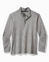 Monstera Fade IslandZone Half-Zip Sweatshirt - Ultimate Gray