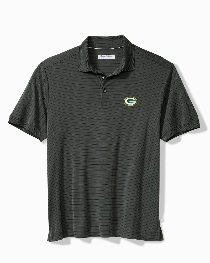 NFL Bay Stripe IslandZone Polo - green_bay_packers