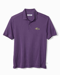 NFL Bay Stripe IslandZone Polo - baltimore_ravens