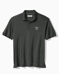 NFL Bay Stripe IslandZone Polo - las_vegas_raiders