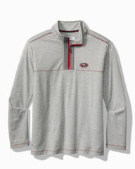 NFL High Score Half-Zip IslandZone Sweatshirt - san_francisco_49ers