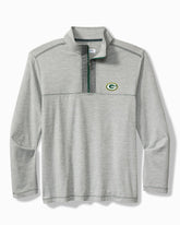 NFL High Score Half-Zip IslandZone Sweatshirt - green_bay_packers