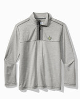 NFL High Score Half-Zip IslandZone Sweatshirt - new_orleans_saints