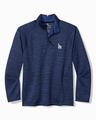MLB Palm Pro Half-Zip IslandZone Sweatshirt - los_angeles_dodgers