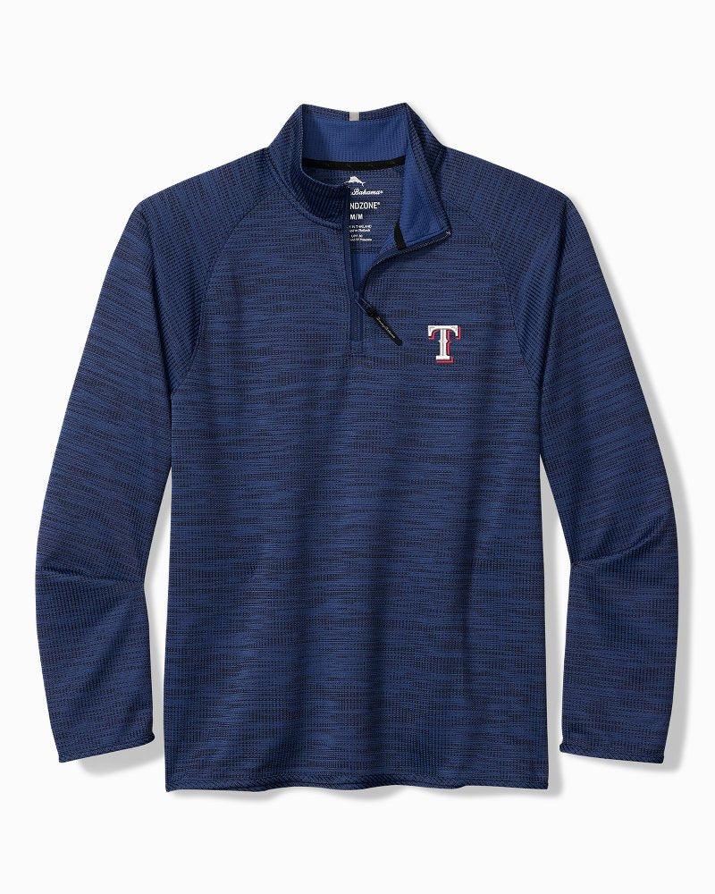 MLB Palm Pro Half-Zip IslandZone Sweatshirt - texas_rangers