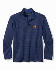 MLB Palm Pro Half-Zip IslandZone Sweatshirt - new_york_mets