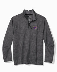 Collegiate Palm Pro Half-Zip IslandZone Sweatshirt - washington