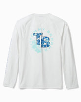 Chill Time Tropics IslandZone Rash Guard - White