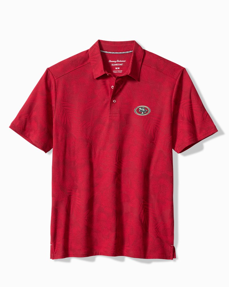 NFL Palm Fresco Hibiscus IslandZone Polo - san_francisco_49ers