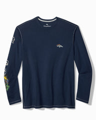 NFL Seaside Snap Long-Sleeve Lux T-Shirt - denver_broncos