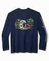 NFL Seaside Snap Long-Sleeve Lux T-Shirt - denver_broncos