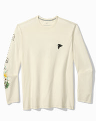 NFL Seaside Snap Long-Sleeve Lux T-Shirt - atlanta_falcons