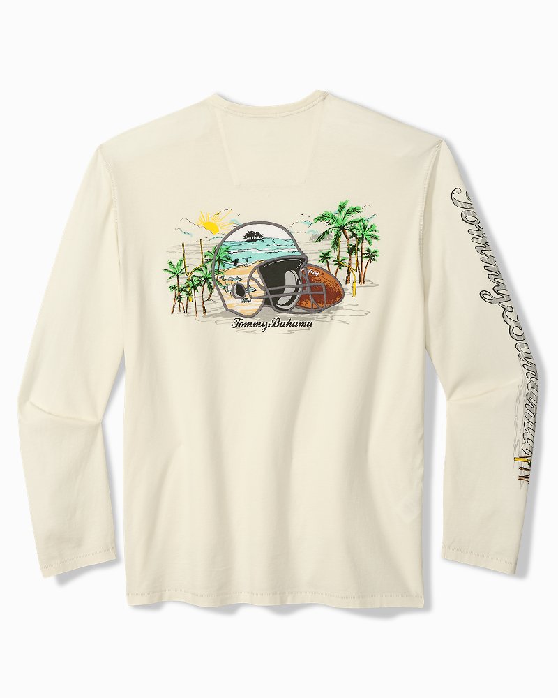 NFL Seaside Snap Long-Sleeve Lux T-Shirt - atlanta_falcons