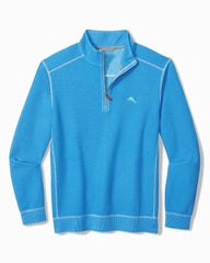 Montego Beach Half-Zip Sweatshirt - Med Blueberry