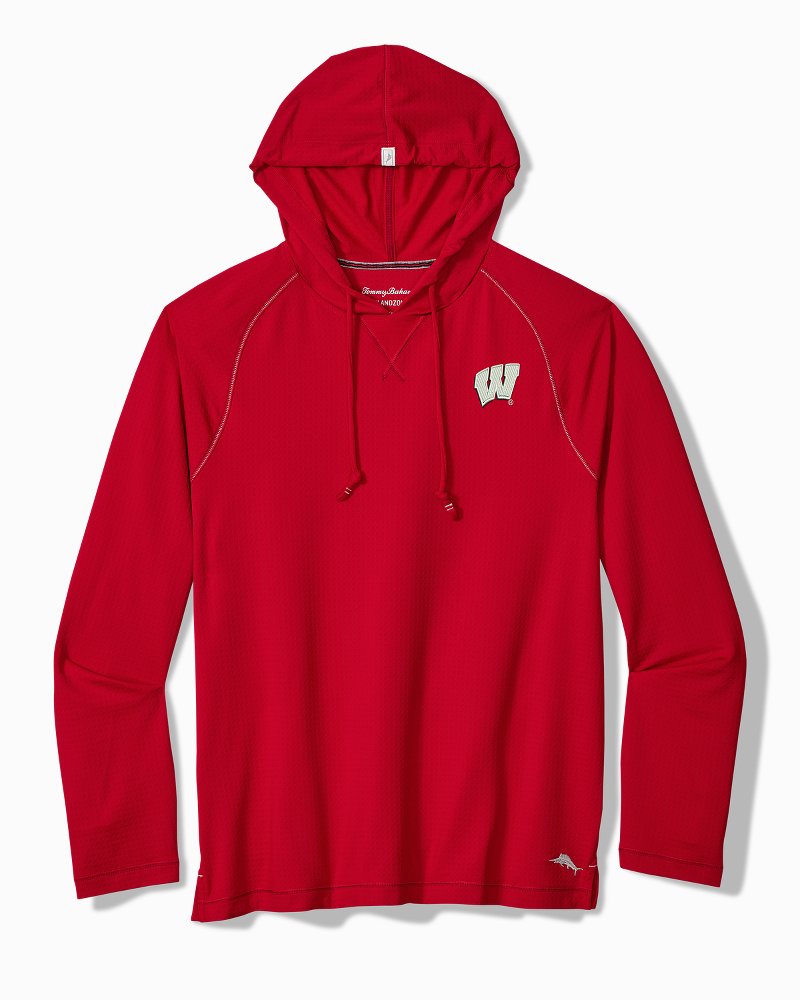 Collegiate Sunset Rally IslandZone Hoodie - wisconsin
