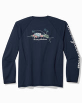 Chill Time Bay IslandZone Long-Sleeve Rash Guard - Maritime