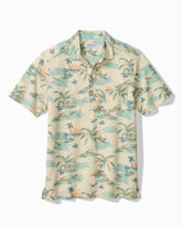 San Lucio Tides Mirage Stretch Knit Polo - Tanned Cream