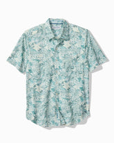 San Lucio Tides Villa Vista Stretch Knit Shirt - Dark Blue Lagoon