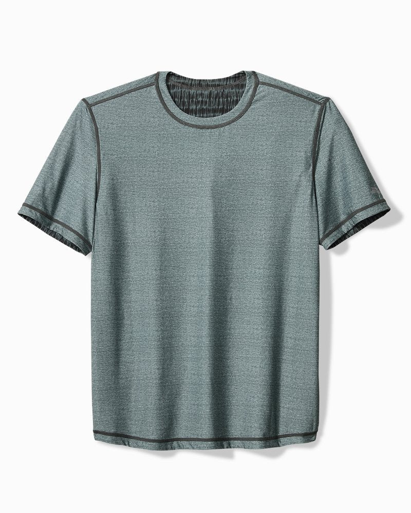 Wave Break Reversible Crew IslandZone T-Shirt - Onyx