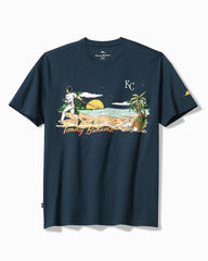 MLB Sunset Slugger Graphic T-Shirt - kansas_city_royals