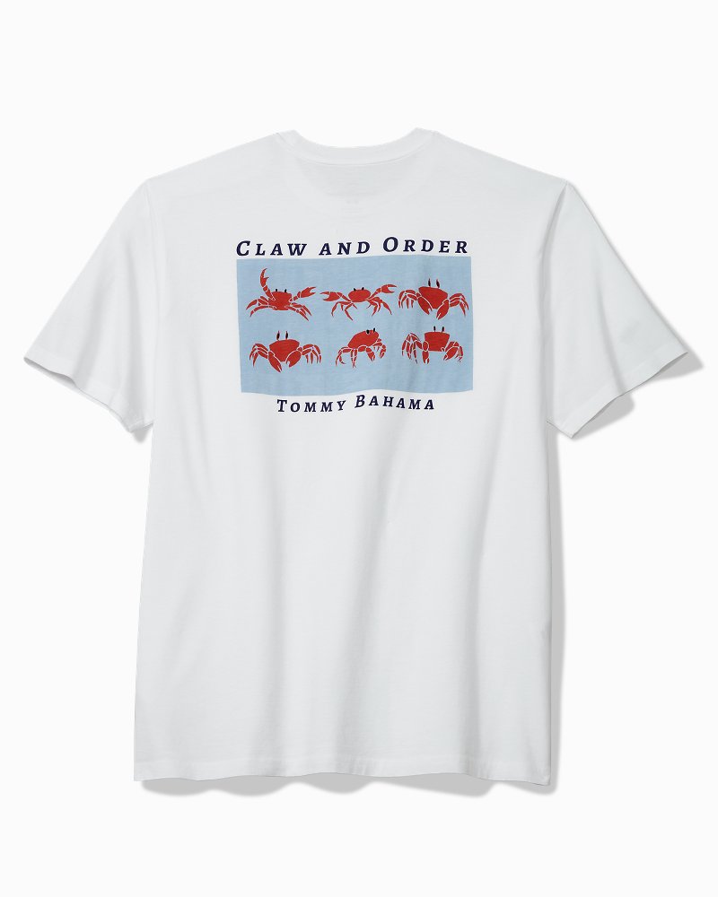 Claw & Order Graphic T-Shirt - White