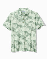 San Lucio Tides Bamboo Stretch Knit Polo - Oxidize Metal