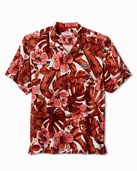 NFL Floral Lush Silk Camp Shirt - san_francisco_49ers
