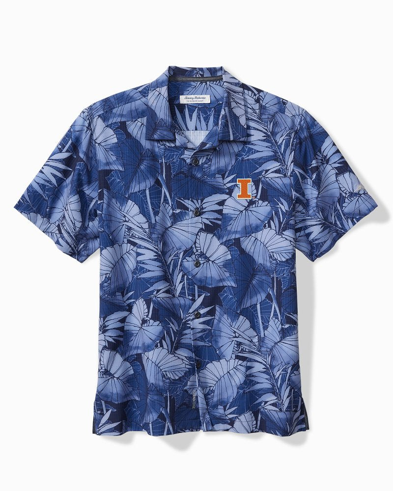 Collegiate Bahama Coast Nuevo Fronds IslandZone Shirt - illinois