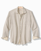 Paradise Breezer Linen Long-Sleeve Shirt - Natural