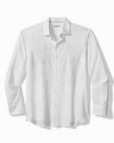 Tide the Knot Long-Sleeve Linen Shirt - White
