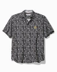 MLB Nova Wave Ballpark Batik Cotton-Blend Shirt - pittsburgh_pirates