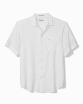 Nova Wave Cotton-Blend Short-Sleeve Shirt - White