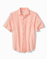 Nova Wave Cotton-Blend Short-Sleeve Shirt - Melonie