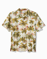 Coastal Ease Palm Voyage IslandZone Camp Shirt - Racing Green