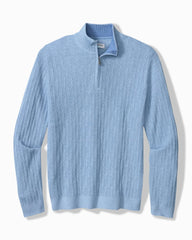 Coolside Madeira IslandZone Half-Zip - Chambray Blue Heather